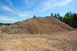 Производство гравия. Добыча породы