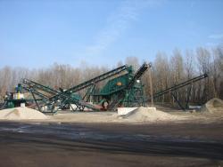 Производство гравия. Отсев