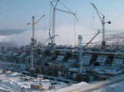 мороз на стройке